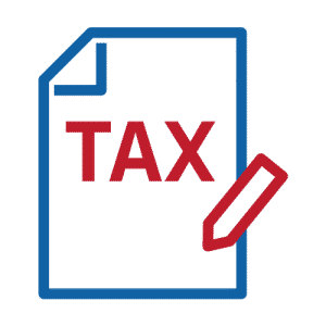 tax paper icon image